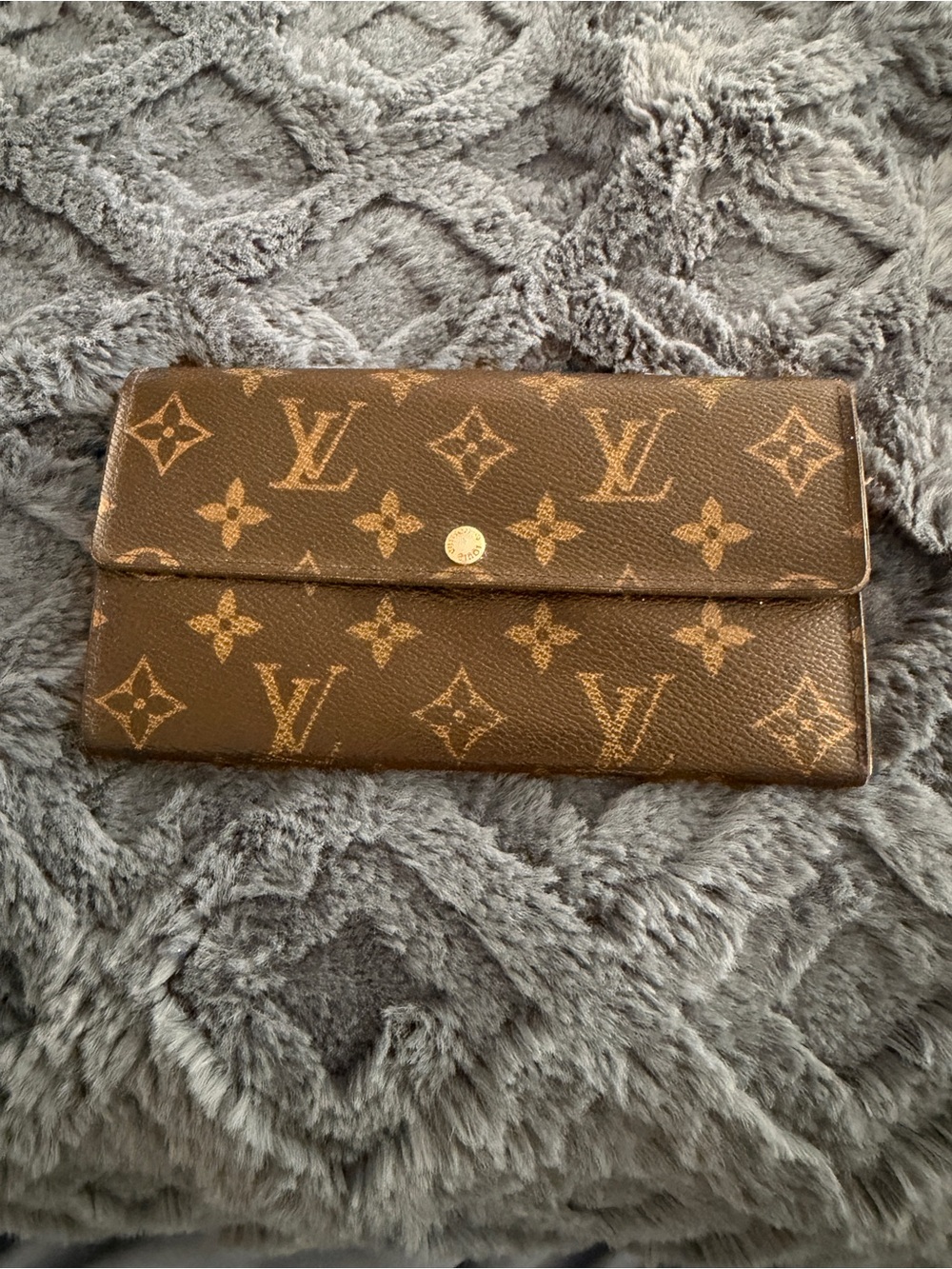 Louis Vuitton Monogram Continental Wallet - Brown/Gold Hardware